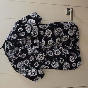 Rose button down shirt